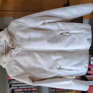 NWOT Columbia curly fleece, hooded jacket, L